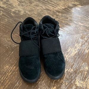 adidas Black Textured High-Top Sneakers